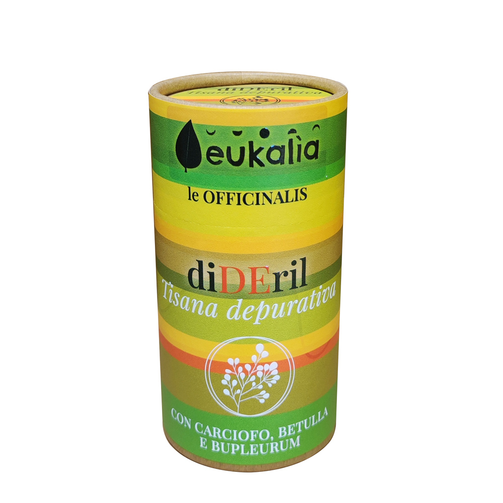 Tisana depurativa, dideril, carciofo, bupleurum, betulla. Eukalia le officinalis