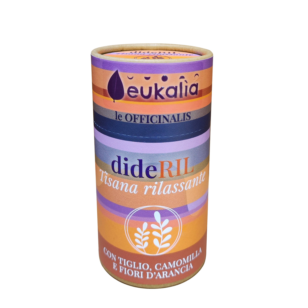 Tisana rilassante tiglio, camomilla, fiori d'arancia. DIDERIL Eukalia Le officinalis