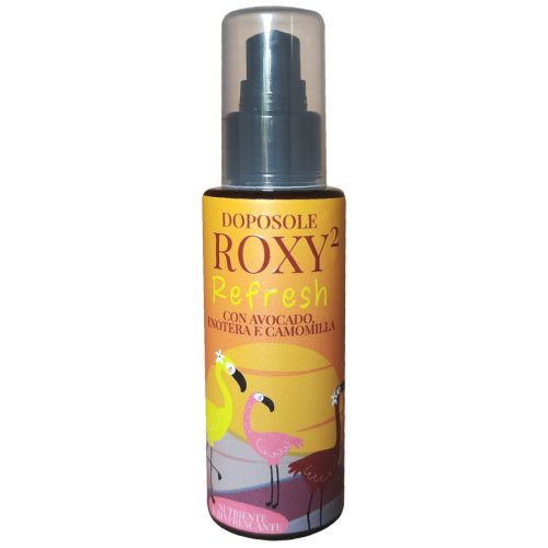 Roxy2, Refresh, olio medicato dopo sole naturale. Rosa mosqueta, olio avocado, olio enotera. Scottature. Nutriente.